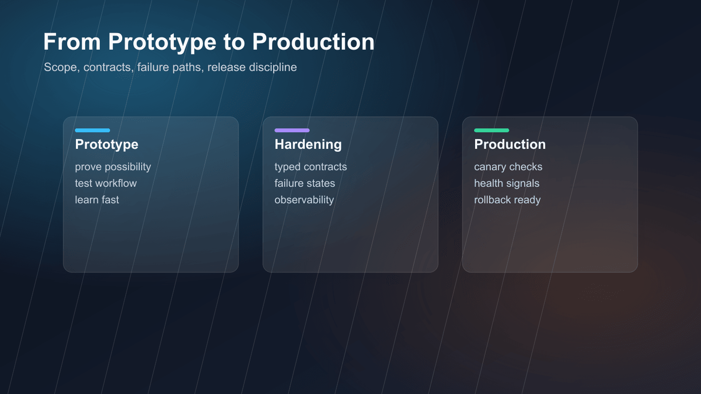 From Prototype to Production